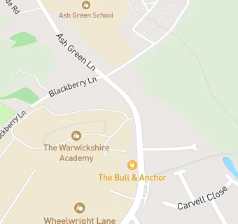 map for The Warwickshire Academy