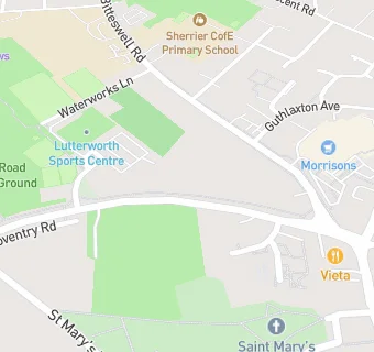 map for Bistro  (Lutterworth Sports Centre)