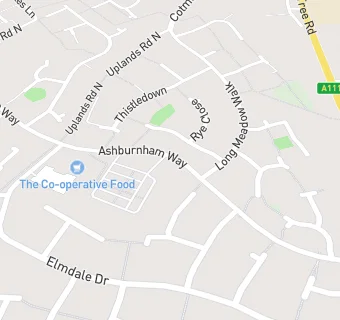 map for Rosedale Surgery