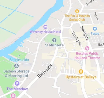 map for The Waveney Centre