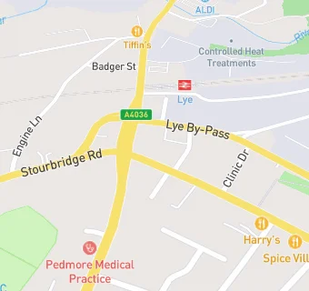 map for Bhandal Dental Practice - Lye