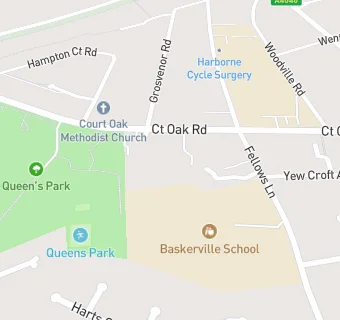 map for Harborne Primary School Annexe