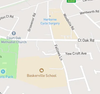 map for Baskerville Special School