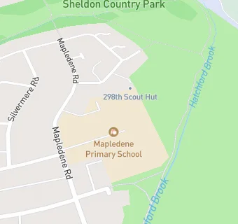 map for Mapledene Primary School