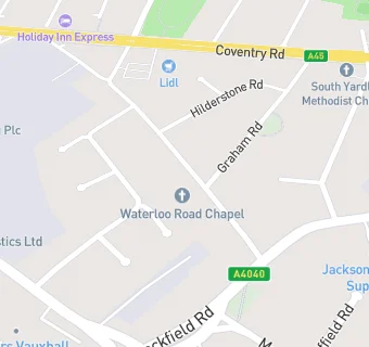 map for Waterloo Road Chapel