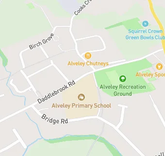 map for Alveley Primary School