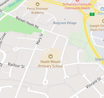 map for Heath Mount Primary School