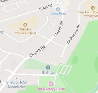 map for St Giles Church