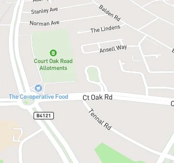 map for Co-Op (Court Oak Road)