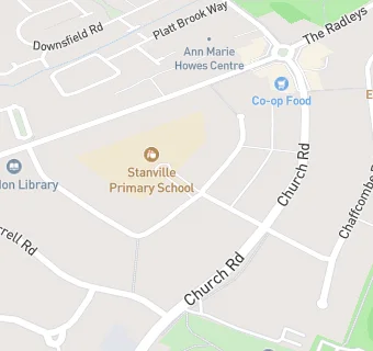 map for Stanville Primary School