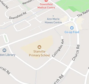 map for Stanville Junior And Infant School