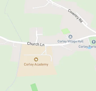 map for Corley (Coventry) School
