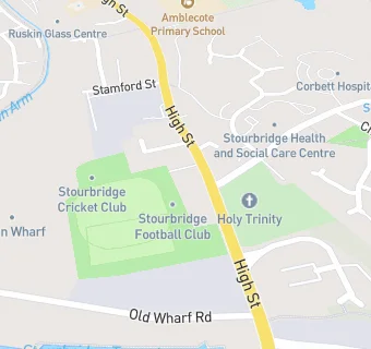 map for Stourbridge Cricket Club