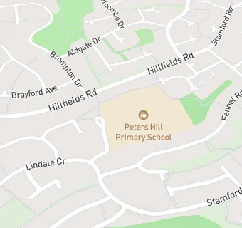 map for Peters Hill Primary School