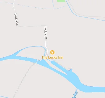 map for The Locks Inn Community Pub Ltd