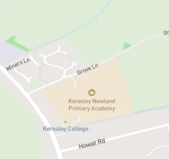 map for Keresley Newland Primary Academy