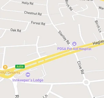 map for Dovecote Surgery