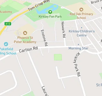 map for Carlton Road Sports And Social Club