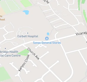 map for Vicarage Convenience Store