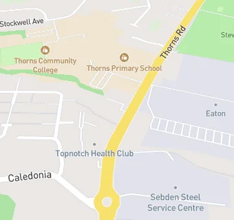 map for Thorns Primary School