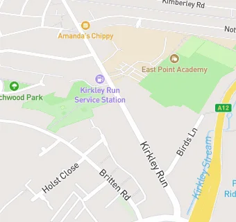 map for Kirkley Run Service Station