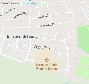 map for Farndon Fields Primary School