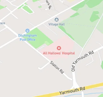 map for All Hallows Healthcare Trust