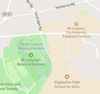 map for Edgbaston High School Prep Department