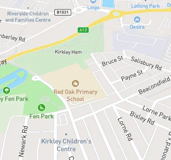 map for Fen Park Community Primary School