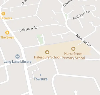 map for Halesbury School