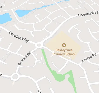 map for Oakley Vale Primary School