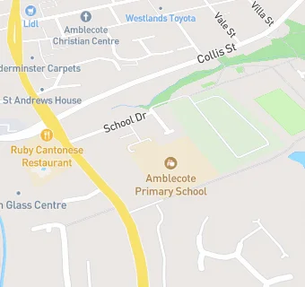 map for Amblecote Primary School