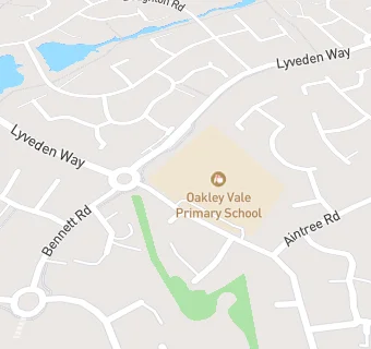 map for Oakley Vale Primary School