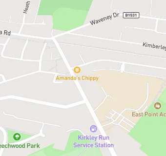 map for Amanda's Chippy