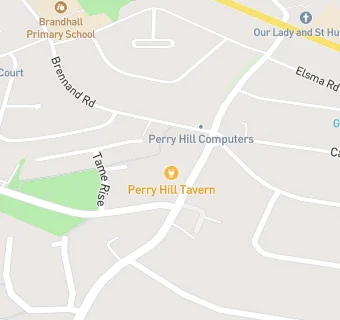 map for Perry Hill Tavern