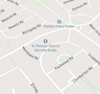 map for St Thomas Church And Community Centre