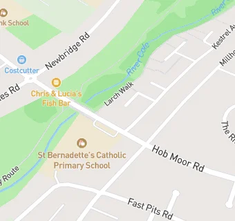 map for St Bernadette Rc Junior And Infant School