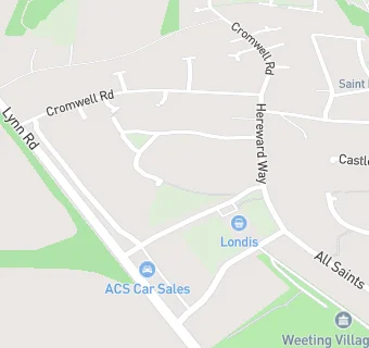 map for Weeting Village Stores