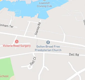 map for Victoria Road Surgery