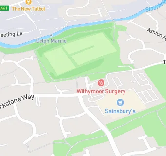 map for Withymoor Pharmacy