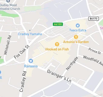 map for Cradley Market Ltd