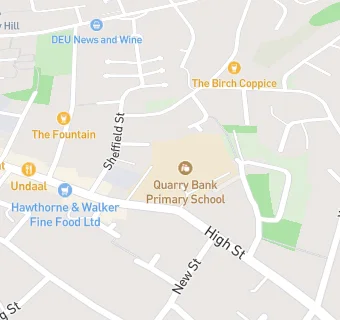 map for Quarry Bank Primary School