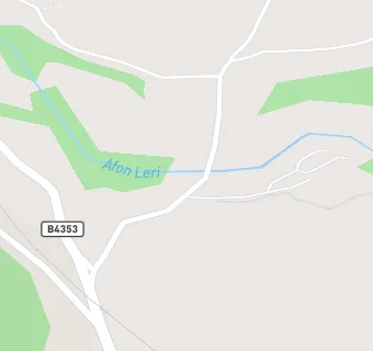 map for BRYNDDERWEN FARM