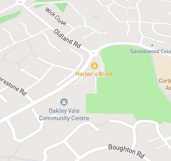 map for Busy Bees At Corby