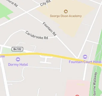 map for Woodlands Hotel