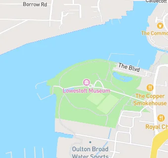 map for Waveney & Oulton Broad Yacht Club