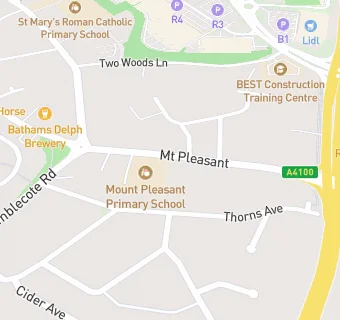 map for Mount Pleasant Primary School