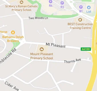 map for Shire Services at Mount Pleasant Primary School