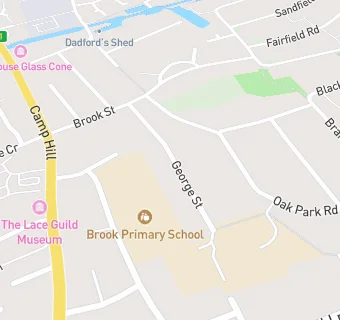 map for Brook Primary School