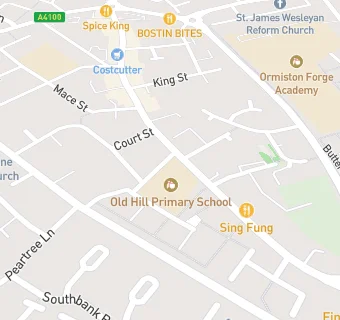 map for Old Hill Primary School